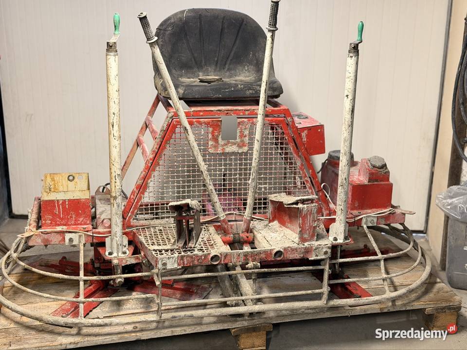 Zacieraczka do betonu samojezdna 2x90 przeklanie