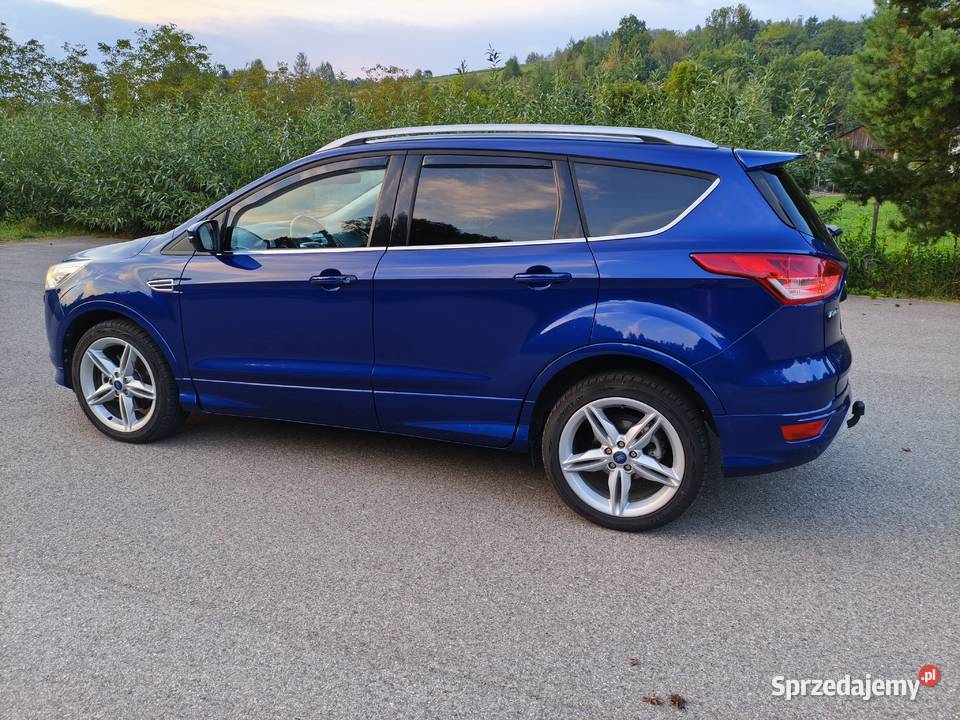 Ford Kuga 20 TDCI 163 automat 4x4 hak ksenon led tempomat Nozdrzec