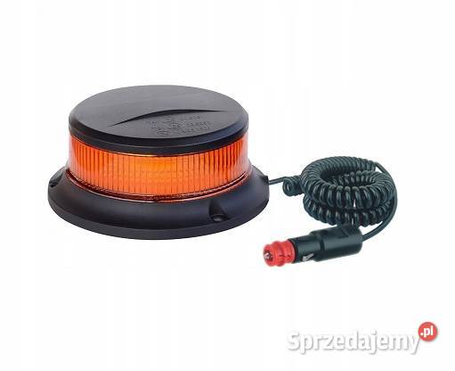 LAMPA KOGUT OSTRZEGAWCZA BŁYSKOWA 12V 24V MAGNES