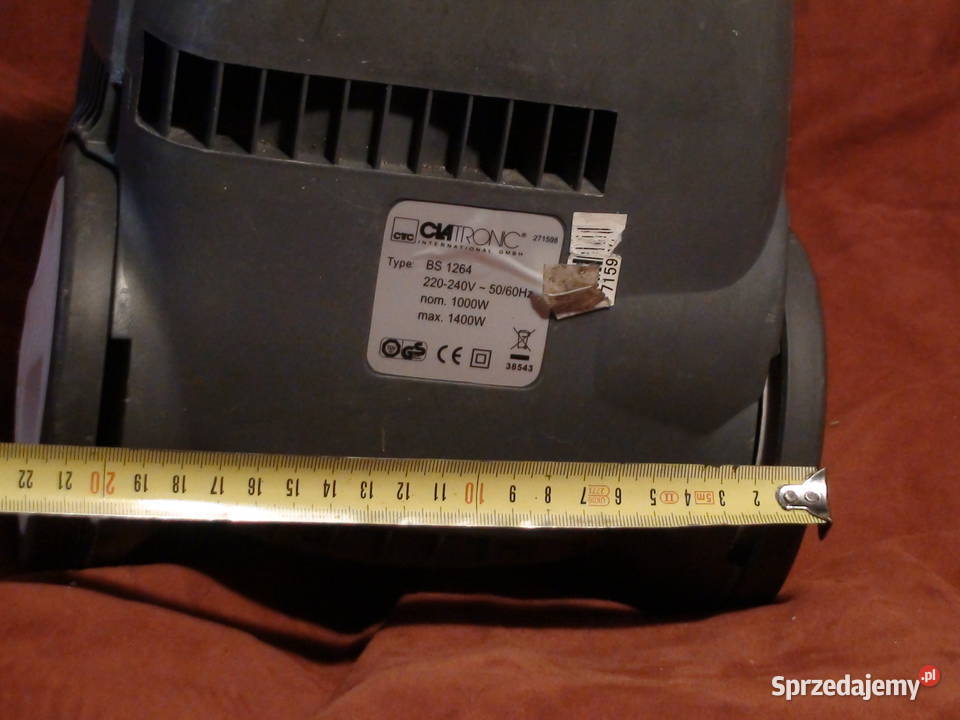 Mały odkurzacz samochodowy Clatronic BS 1264 Knurów