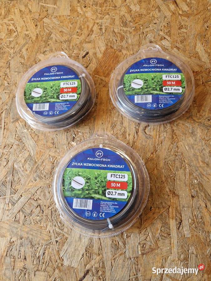 ŻYŁKA TNĄCA DO KOSY WZMACNIANA z DRUTEM 27x50m Głogowa