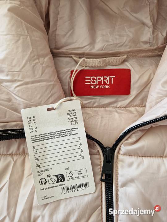 Kremowa kurtka marki Esprit Nowogard sprzedam