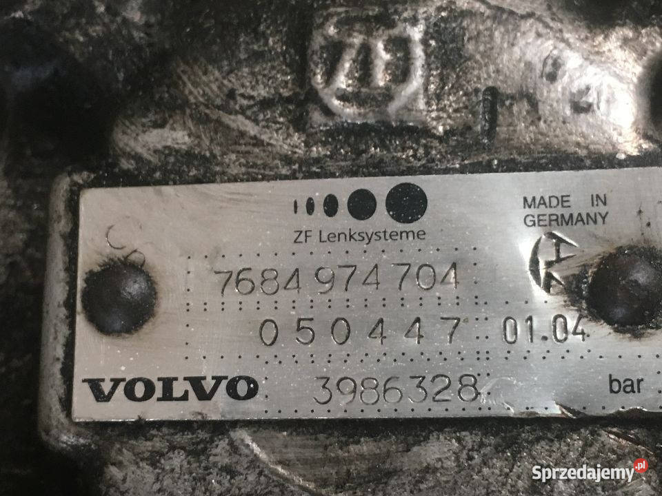 Pompa Wspomagania Volvo FH FM ZF 7684974704 ciężarowe
