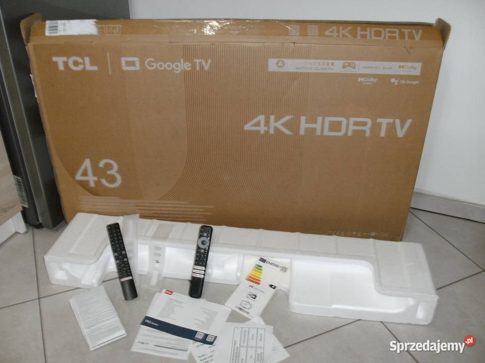TV 43 4K UHD Smart TV z WiFi GoogleTV YouTube Karlino