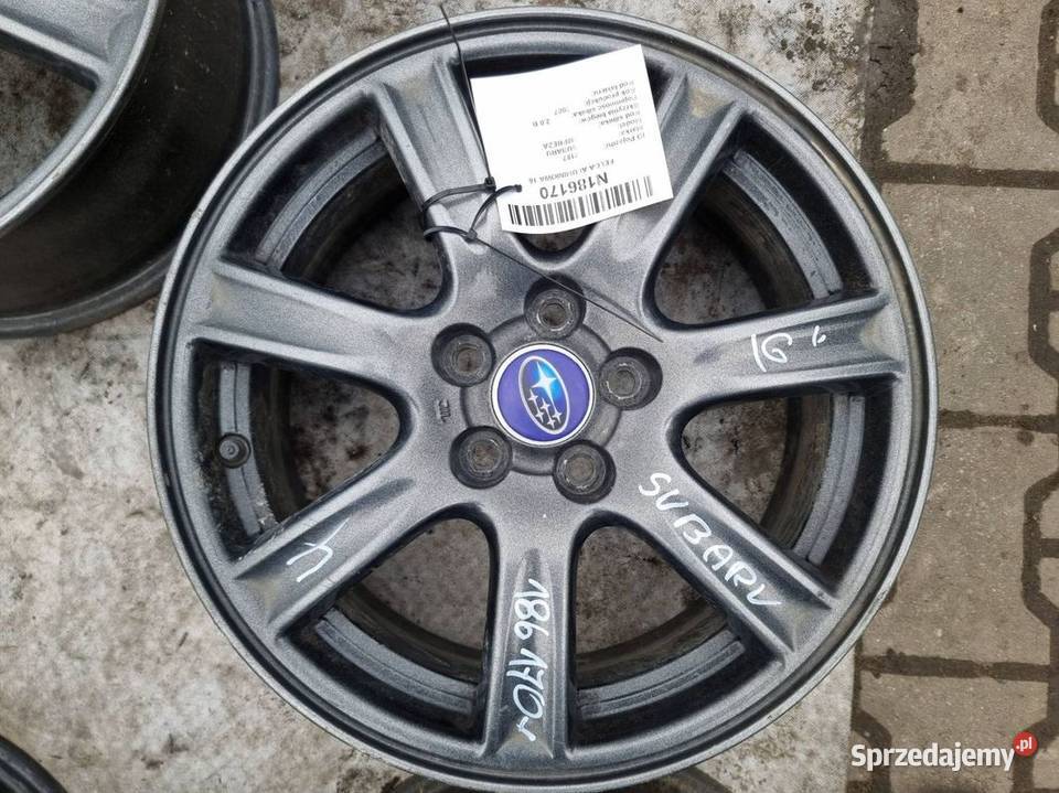 FELGA ALUMINIOWA 16 SUBARU IMPREZA 16X65JJ Pozostałe Lipno