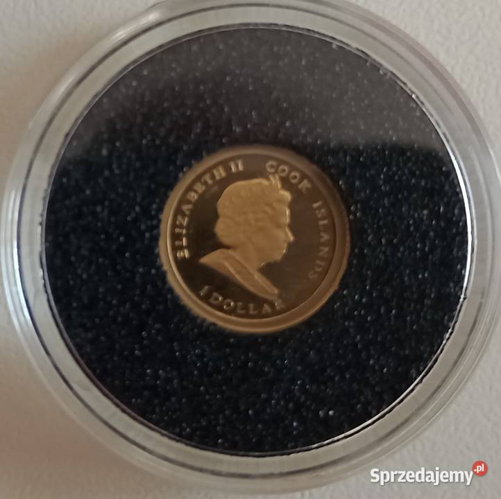 Moneta 1 dolar 2010 r S Multala Wyspy Cooka Numizmatyka Mosina