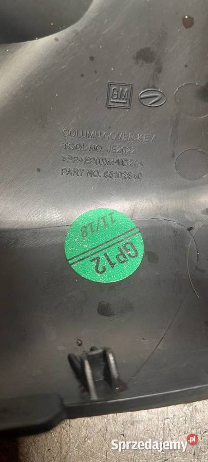 Sprzedam osłonę stacyjki do opla mokka X 2013 sprzedam