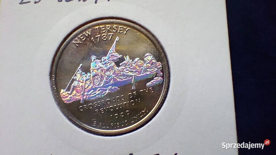 Stare monety 14 dolar 1999 Jersey hologram Lesko