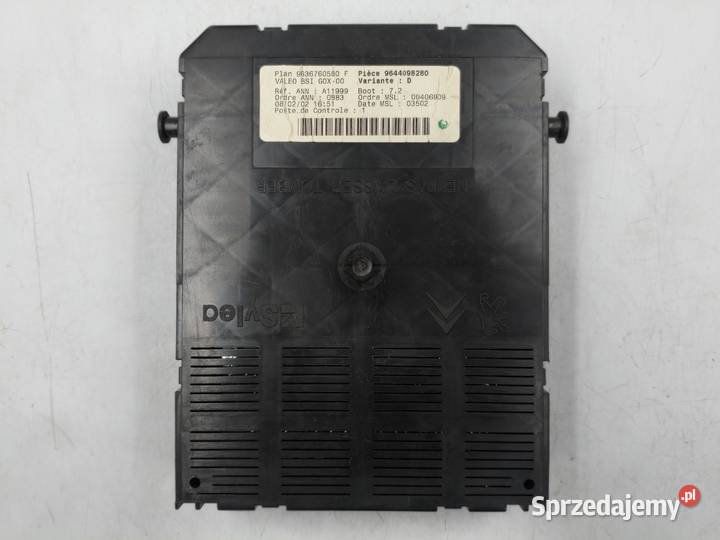 Sterownik Silnika Peugeot 307 20 HDI 9644606180 sprzedam