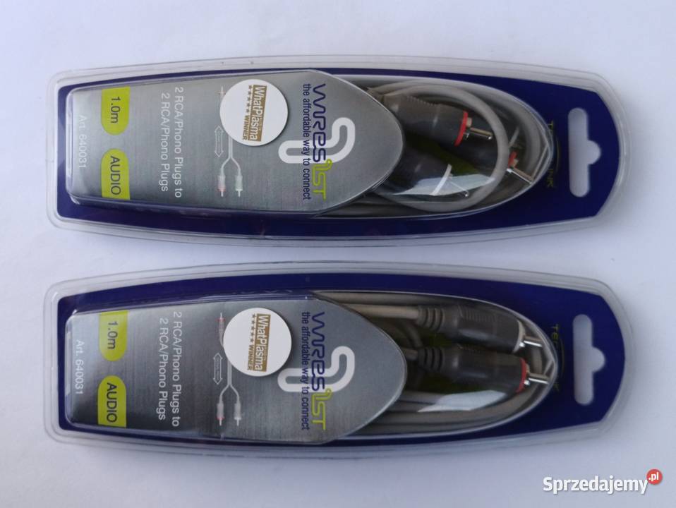 Kable audio Techlink 640031 1m 2 x RCA 2 sztuki