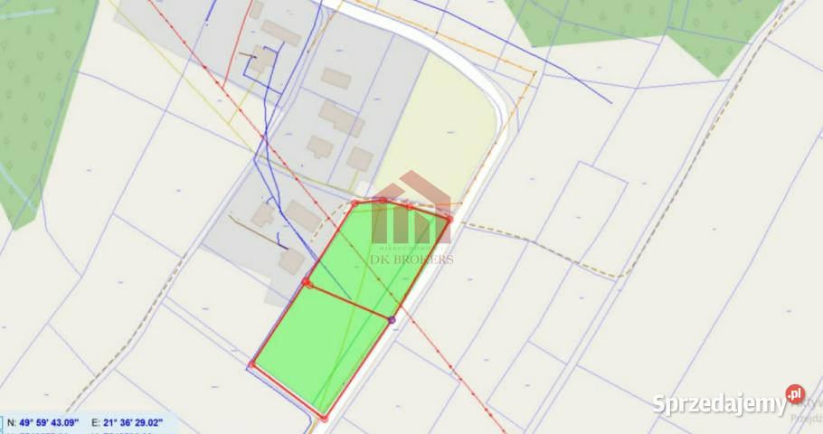 Działka Broniszów 2300m2 podkarpackie