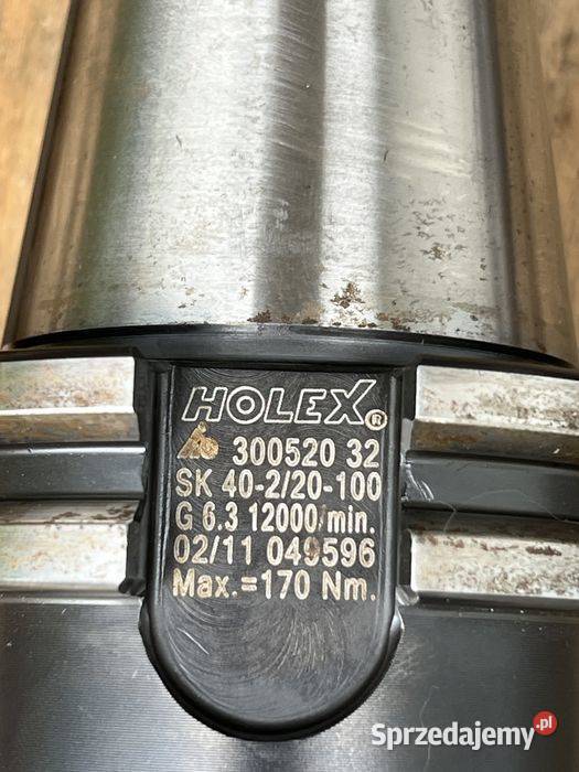 Oprawka HOLEX SK40 gwintownik maszynowy M10 TIN