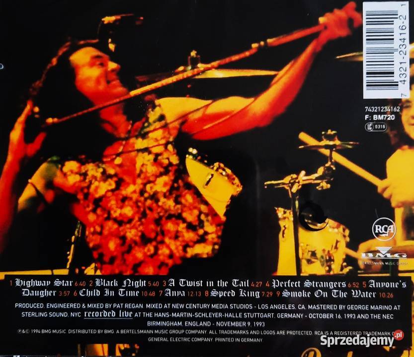 Kultowy Koncertowy Album CD Deep Purple Come Płyty i kasety Warszawa