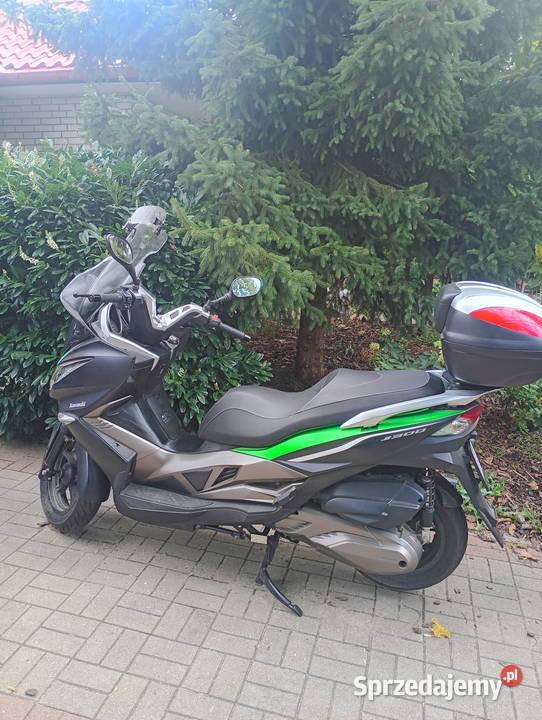 Kawasaki J300 2014 74 kufer i wysoka szyba nieuszkodzony