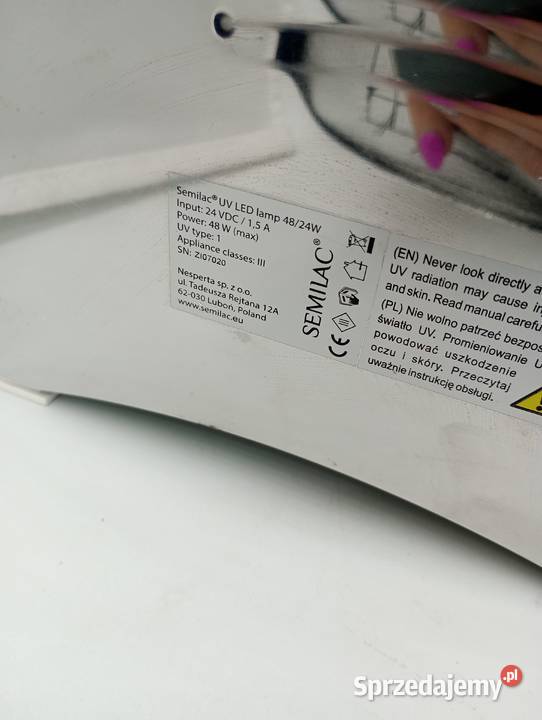 Lampa UV Semilac led 4824W LOMBARDi podkarpackie Rzeszów