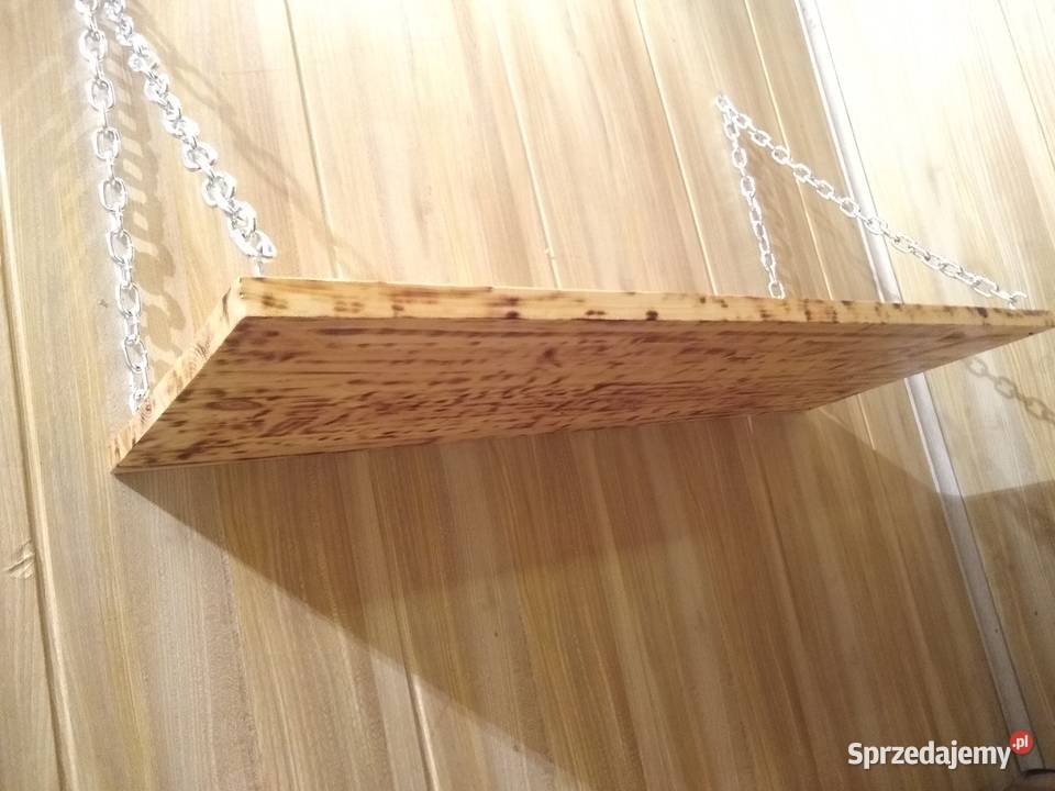 Półka drewniana wisząca Ełk
