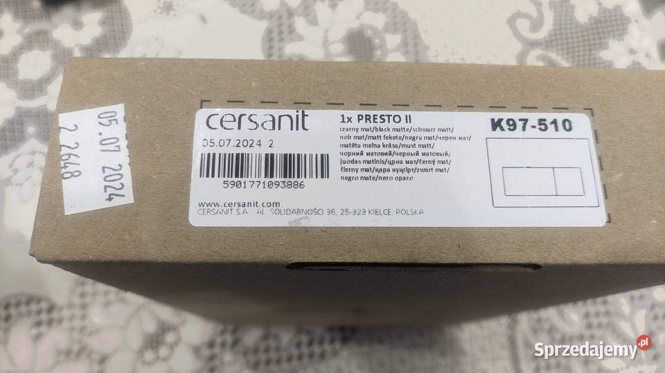 Miska podwieszana Cersanit City prostokątna nowa Miski WC Ciężkowice