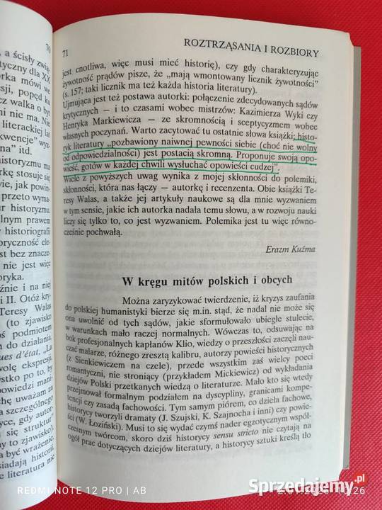 Teksty Drugie 2 32 1995 Literatura i historia Popularnonaukowe sprzedam