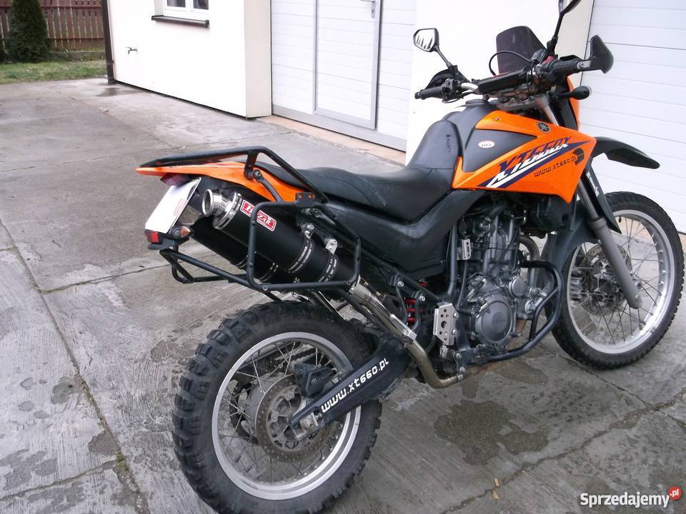 HUZAR EXHAUST wydech tłumik OWAL Yamaha XT 660 Części motocyklowe Błażowa