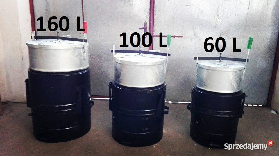 Parnik węglowy parownik 60l ocynk 100l 160l Przedbórz