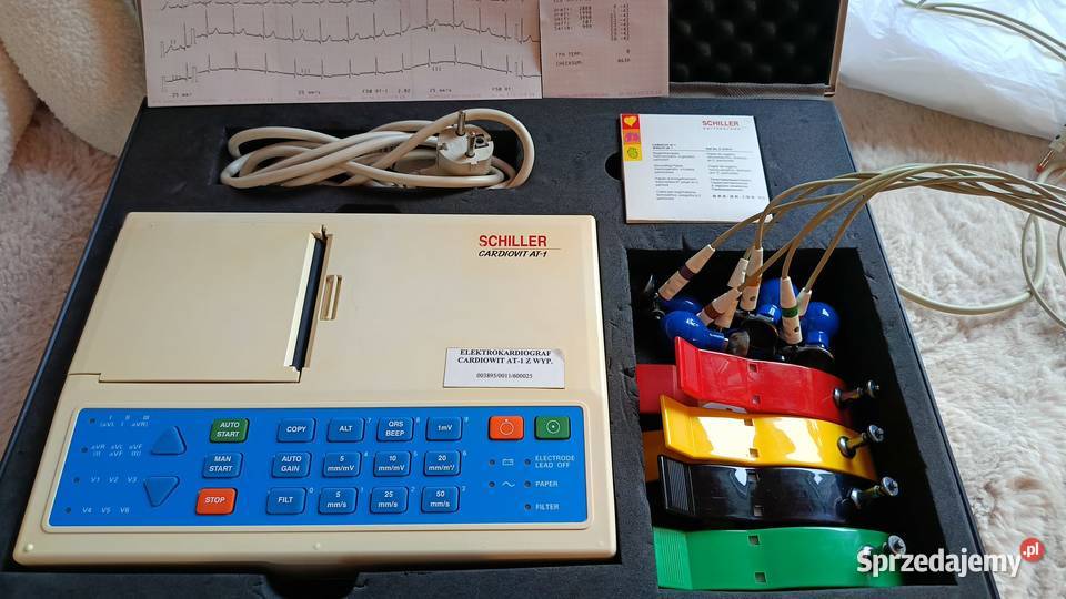 EKG Elektrokardiograf Schiller Cardiovit AT1 Sprzęt medyczny Żory