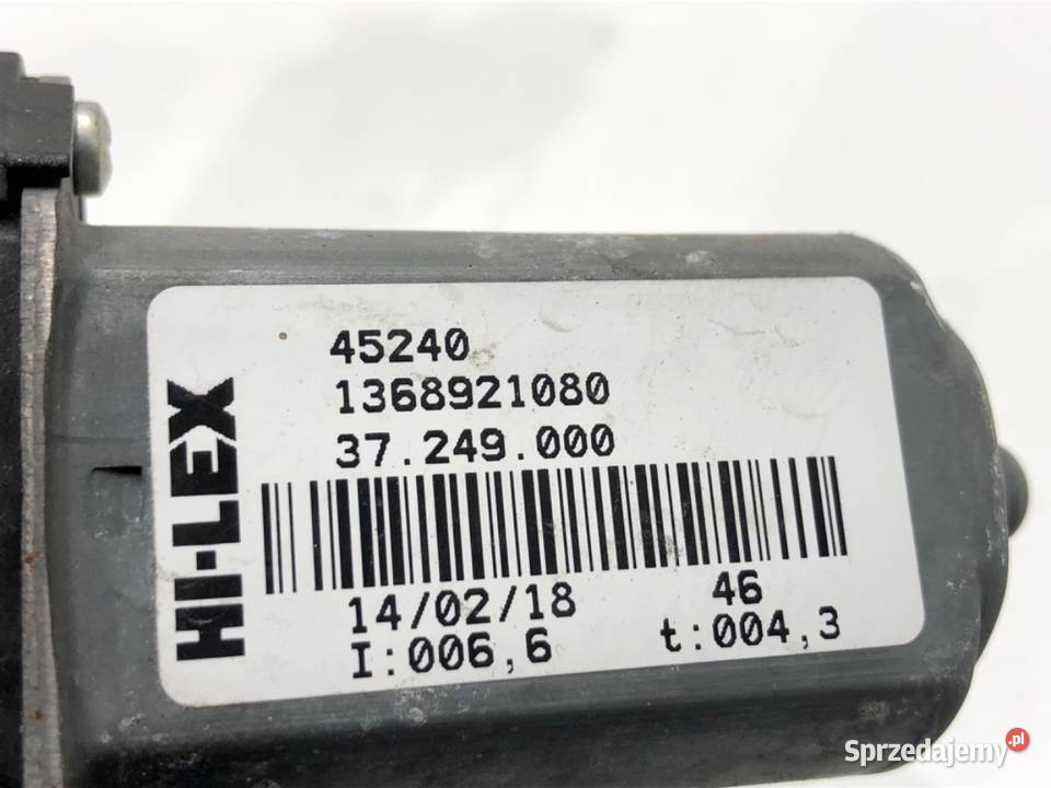 PODNOŚNIK SZYBY PRAWY PRZÓD CITROEN JUMPER II podkarpackie