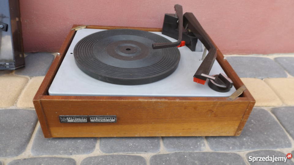 Stary gramofon unitra głośniki colorofon Audio