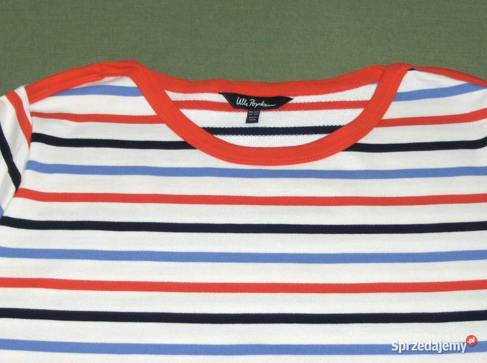 Ulla Popken Damska bluza w paski 5052 Bawełna Bluzki i koszule sprzedam