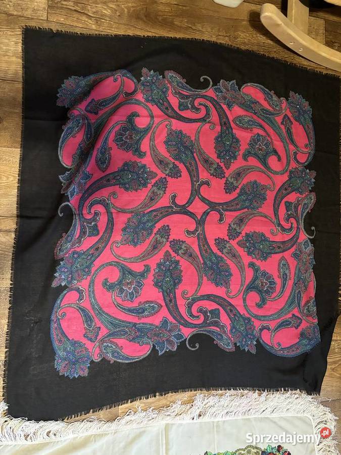 chustka babci chustki kolorowe kultowe z PRL Kosianka-Trojanówka