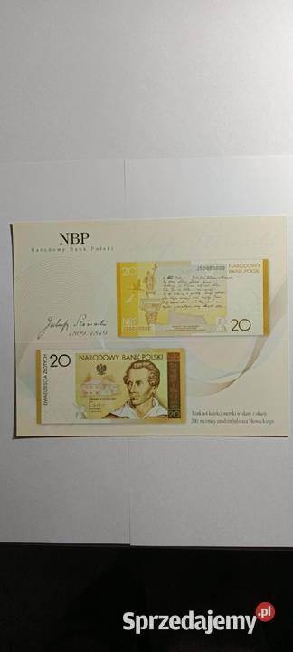 Folder 20 2009 Juliusz Słowacki Koronowo sprzedam