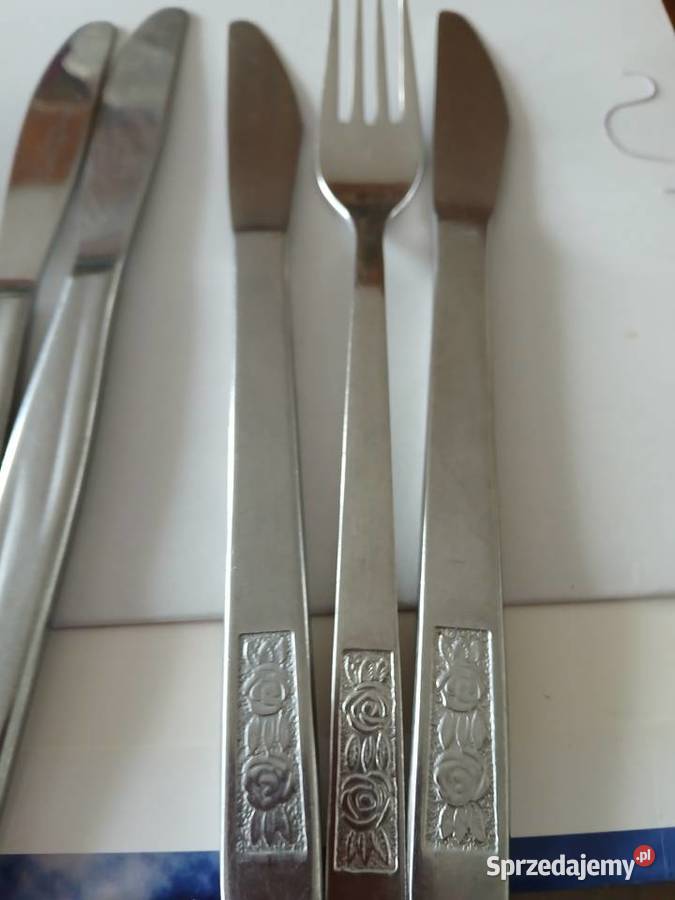 Sztućce różne do skompletowania sygnowane Warszawa
