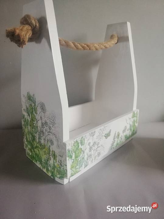 Skrzynka na kwiatek nosidło różne wzory prezent opolskie Kędzierzyn-Koźle sprzedam