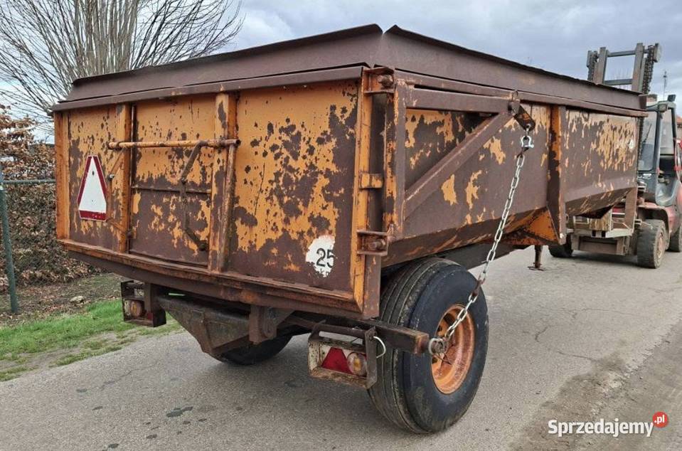 Przyczepa skorupowa 8 ton sprzedam