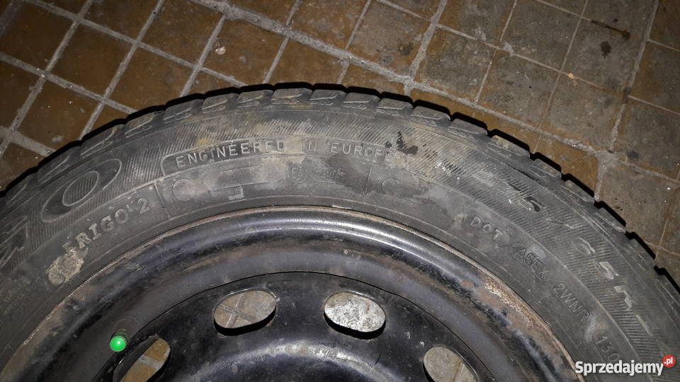 2 x felga stalowa z oponami zimowymi 17565R14 Motoryzacja Głuchołazy