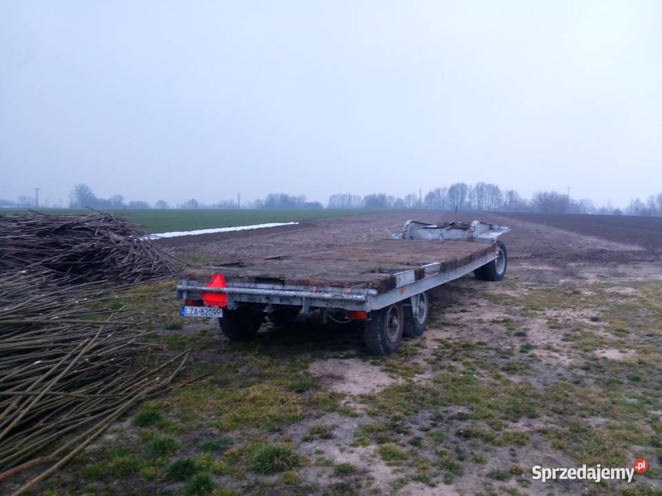 przyczepa niskopodwoziowa pom srem Sulów