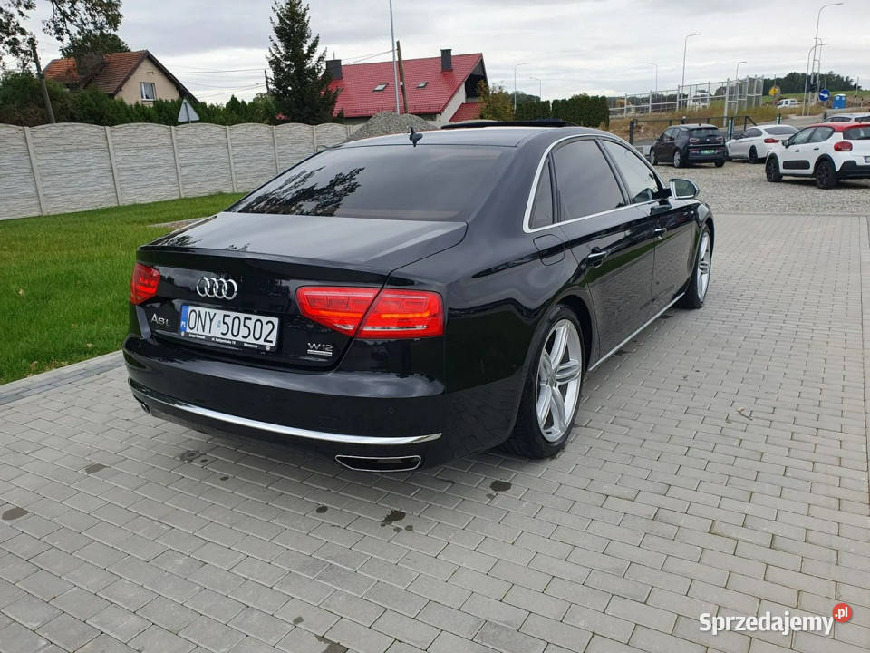 Audi A8 W12 63 500 Full Raty Zamiana D4 2010 tempomat A8 Strobice