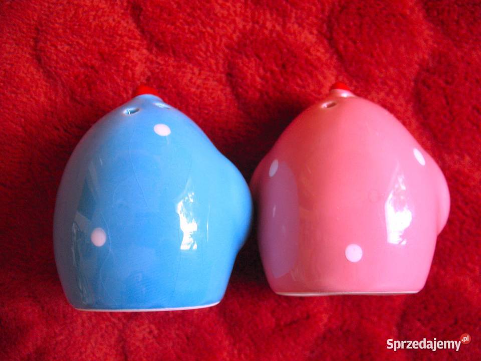 Sól i pieprz Porcelana Kurki 55 x 5 Solniczka i Zabawne gadgety Siedlce sprzedam