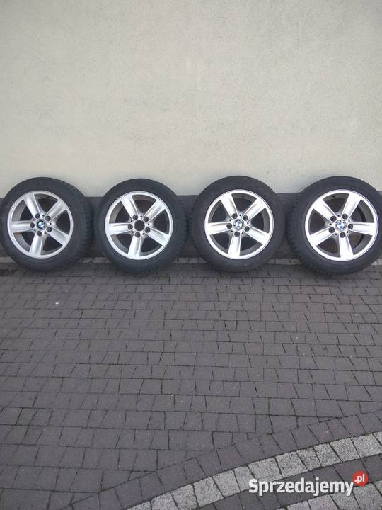 Felgi aluminiowe 16 BMW z oponami zimowymi Średnica 16" Sokołów Podlaski sprzedam