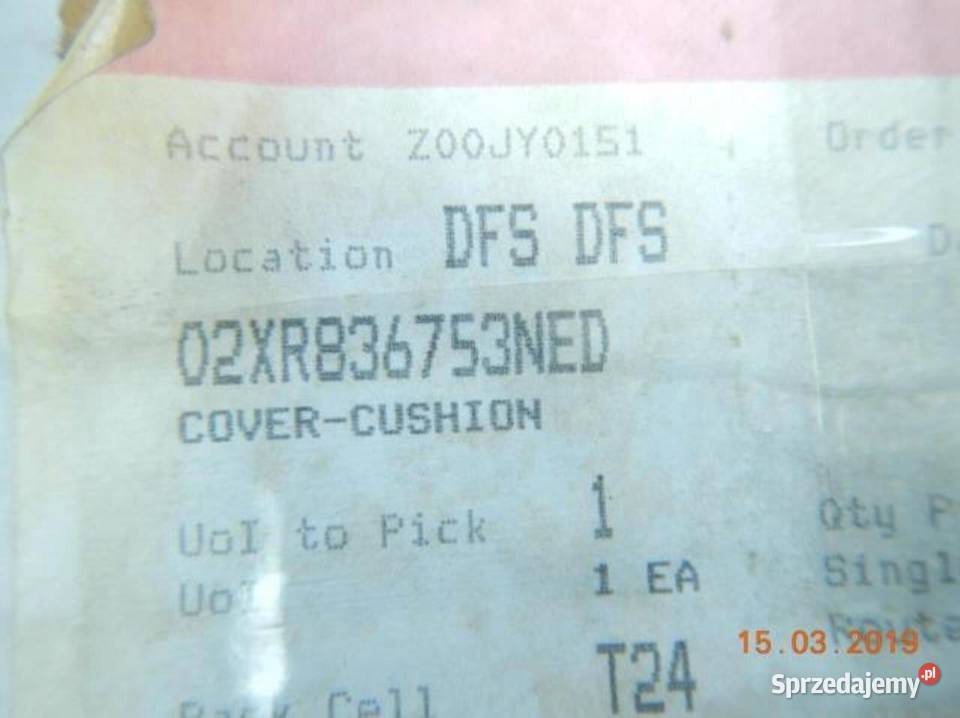 POSZYCIE FOTELA SIEDZISKA LEWY PRZÓD JAGUAR XJR osobowe Fotele i kanapy