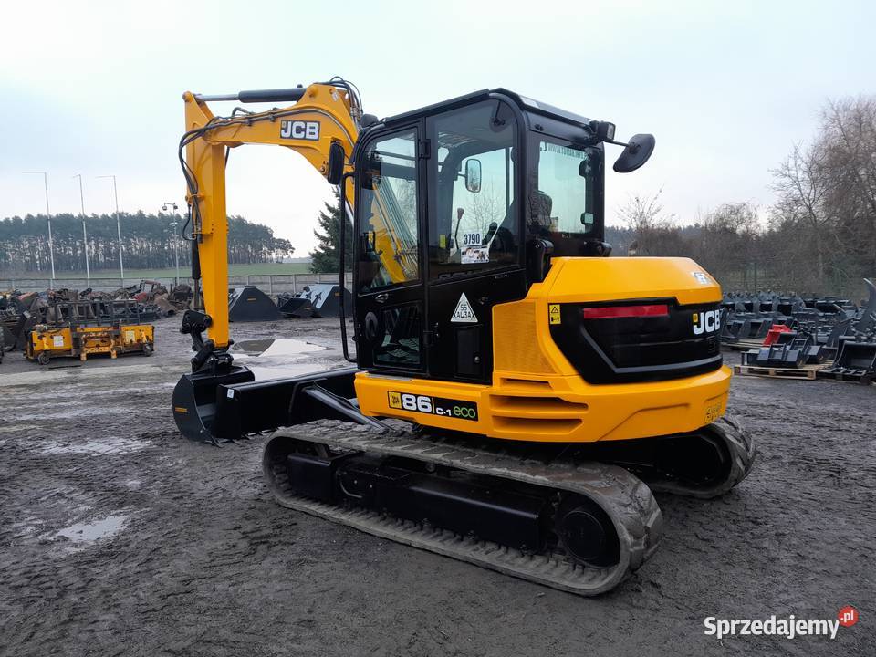 JCB 86C1 2025R KOPARKA 8 TON CAT VOLVO KUBOTA Kabina Krotoszyn