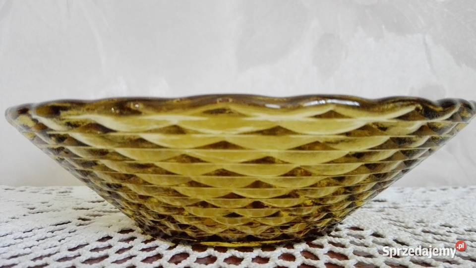 Salaterka duża stare szkło huta Prądniczanka sprzedam