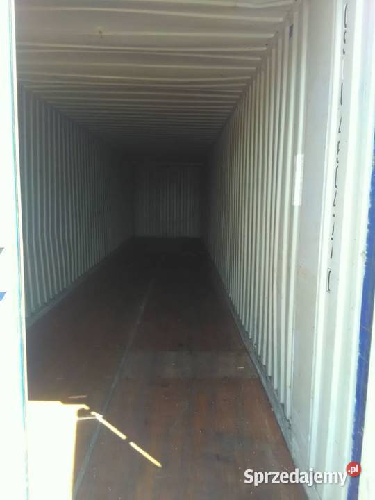 Kontener morski magazyn 45HCPW 33 europalety Gdańsk