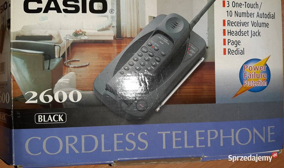 Bezprzeowodowy telefon stacjonarny Casjo model Sosnowiec