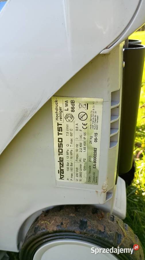 Myjka ciśnieniowa Kranzle 1050 TST Kielnarowa