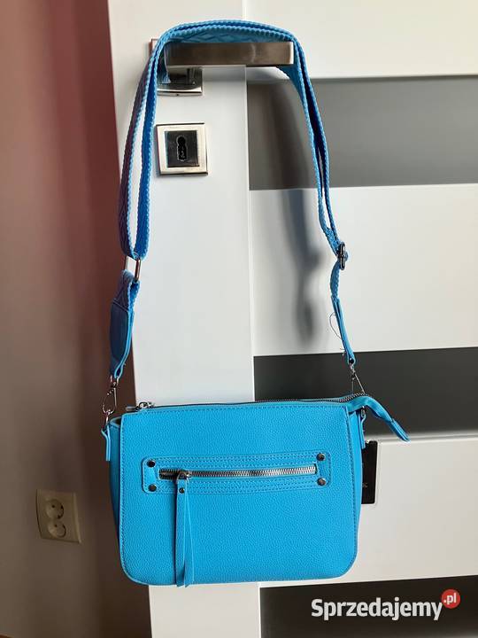 Nowa błękitna torebka listonoszka ekoskóra Erick Torby i torebki Nisko