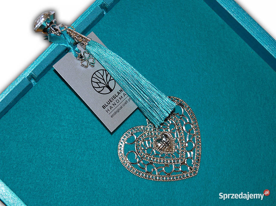 DUŻA SZKATUŁKA drewniana HOWLIT błękitny turkus kujawsko-pomorskie Bydgoszcz