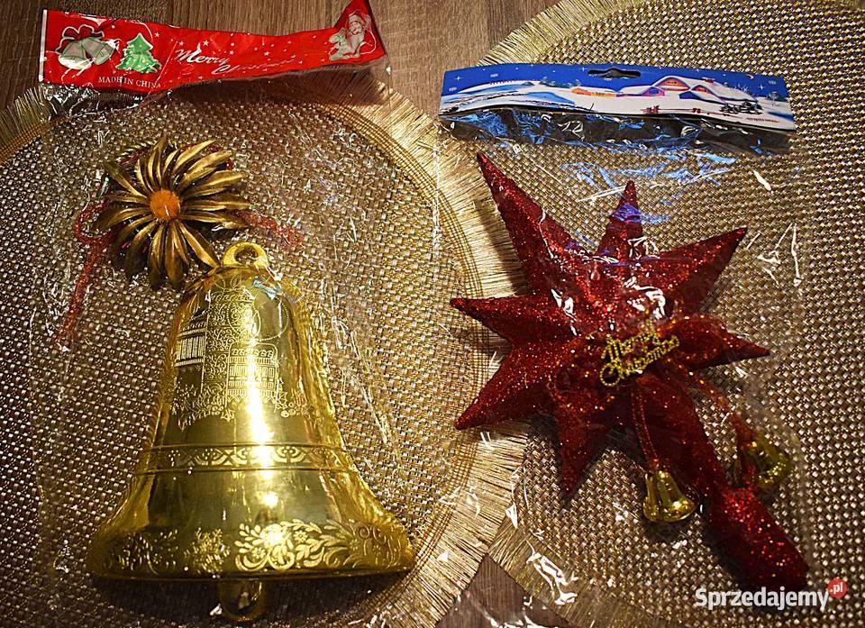 Dwie duże ozdoby choinkowe w jednej Gwiazda Chełmno