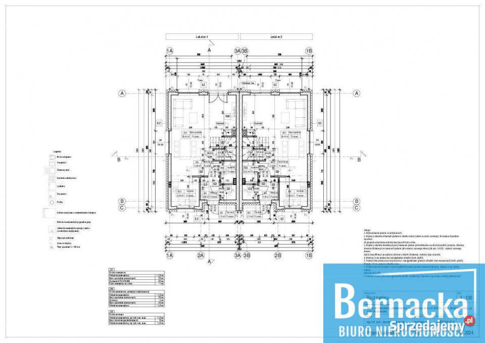 Dom w zabudowie bliźniaczej na dużej działce utwardzona