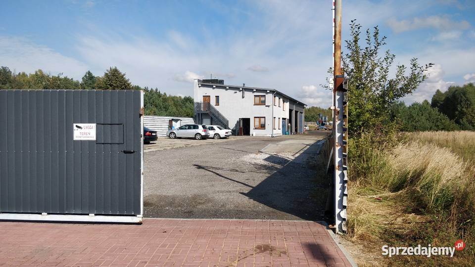 Działka z halą przemysłowa Kasacja Pojazdów skup Końskie