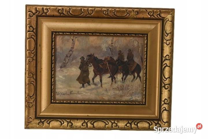 Wojciech Kossak Polscy Żołnierze na Koniach sprzedam